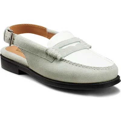 G.h.bass Easy Slingback Weejuns® Loafer In Light Green White