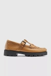 G.h.bass Fisherman Mary Jane Flats In Brown