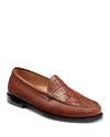 G.h.bass G. H. Bass Larson Venetian Weave Weejun Loafers In Dark Tan