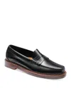 G.h.bass G. H. Bass Men's 1876 Larson Slip On Weejun Penny Loafers In Black