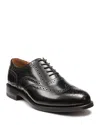 G.h.bass G. H. Bass Men's Black Monogram Double Brogue Wingtips In Black