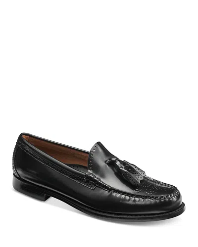 G.h.bass G. H. Bass Men's Larkin Slip On Weejun Loafers In Black