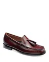 G.h.bass G. H. Bass Men's Larkin Slip On Weejun Loafers In Burgundy Fabric