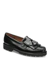 G.h.bass G. H. Bass Men's Layton Lug Weejun Tassel Loafers In Black