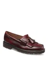 G.h.bass G. H. Bass Men's Layton Lug Weejun Tassel Loafers In Wine
