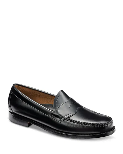 G.h.bass G. H.bass Men's Logan Slip On Weejun Penny Loafers - Regular In Black