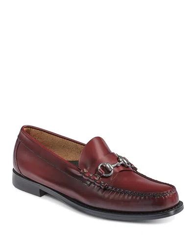 G.h.bass G. H.bass Outdoor Men's Lincoln Slip On Bit Loafers - Wide In Wine