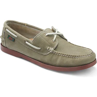G.h.bass Hampton Suede Boat Shoe In Olive