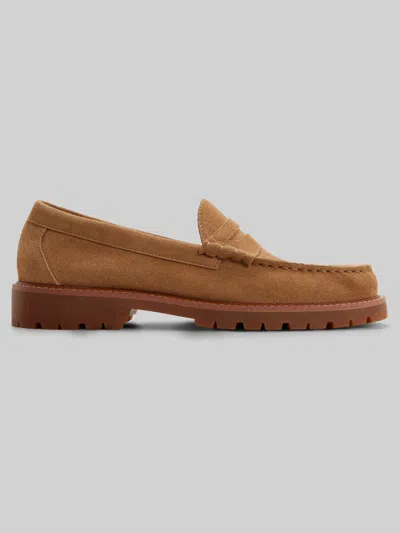 G.h.bass Hartford Lugged Penny Loafer In Brown