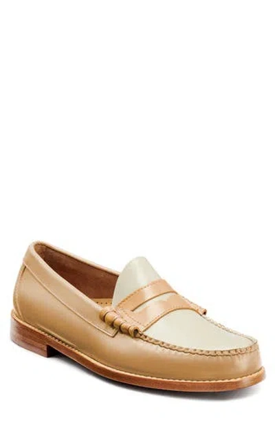 G.h.bass Larson Colorblock Loafer In Curry/natural