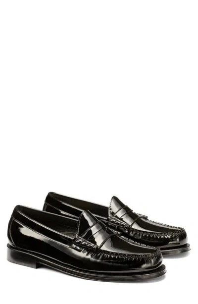 G.h.bass Larson Heritage Loafer In Black Patent