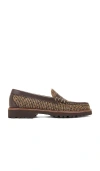 G.h.bass Larson Tweed Penny Loafer In Brown