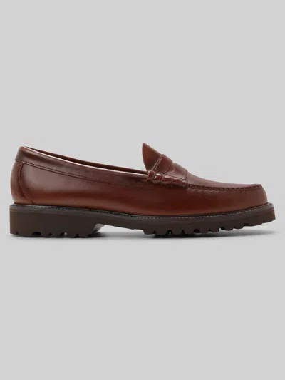 G.h.bass Larson Lug Weejuns Penny Loafer In Brown