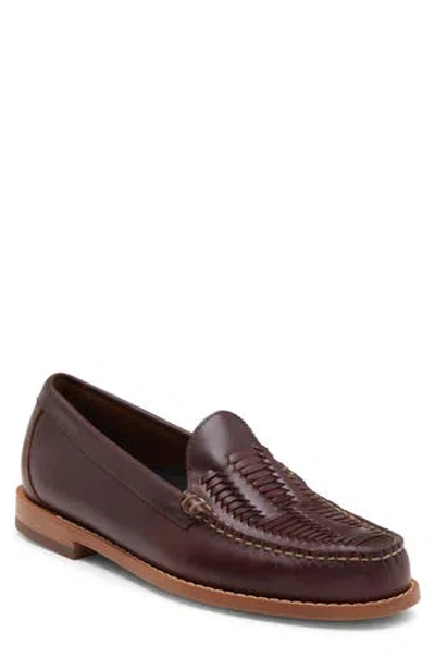 G.h.bass Larson Venetian Loom Weejuns Leather Loafer In Burgundy