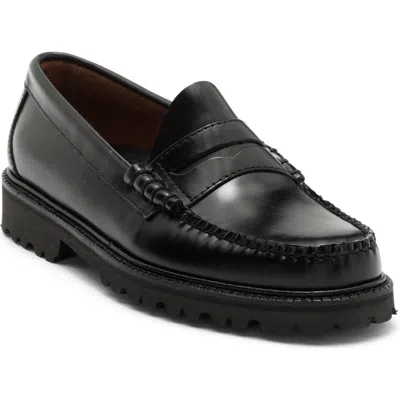 G.h.bass Layton Leather Penny Loafer In Black
