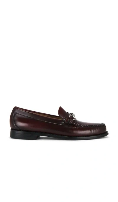 G.h.bass Lincoln Bit Weejun In Burgundy