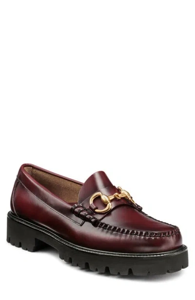 G.h.bass Lincoln Super Bit Loafer In Wine