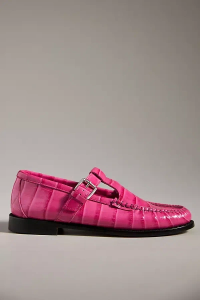 G.h.bass Mary Jane Weejuns Flats In Pink