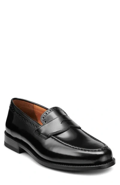 G.h.bass Monogram Penny Loafer In Black