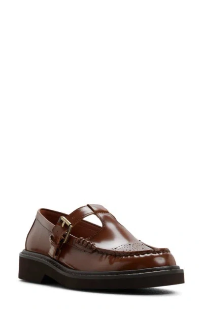 G.h.bass Romy Buckle T-strap Loafer In Brown