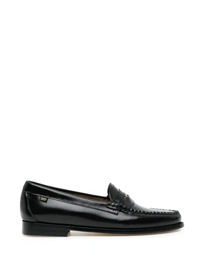 G.h.bass Weejuns Anniversary Penny Loafers In Black