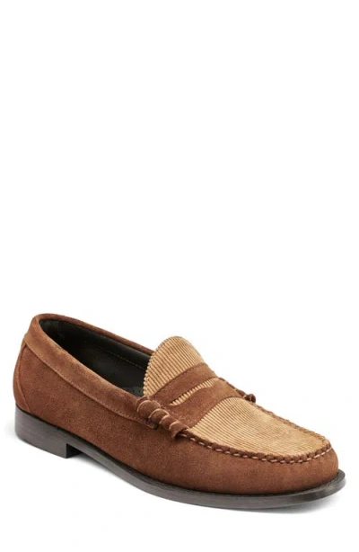 G.h.bass Weejuns® Larson Mixed Media Penny Loafer In Brown