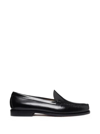 G.h.bass Weejuns Venetian Leather Loafers In Black