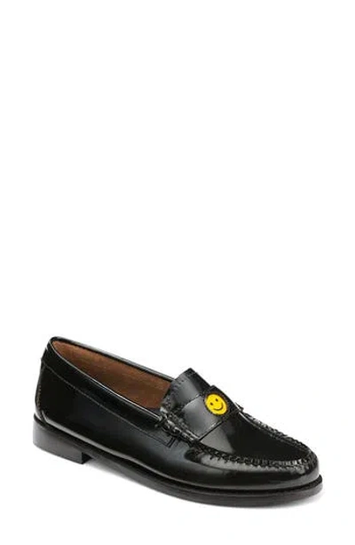 G.h.bass Whitney Emoji Loafer In Black