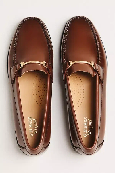 G.h.bass Whitney Loafers In Brown