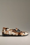 G.h.bass Whitney Weejuns Leopard Loafers In Brown