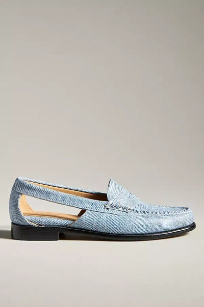 G.h.bass X Anthropologie Whitney Loafers In Blue