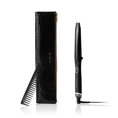 Ghd Chronos Curve Conical Wand Gift Set (1.1"-0.9" Barrel) In Black