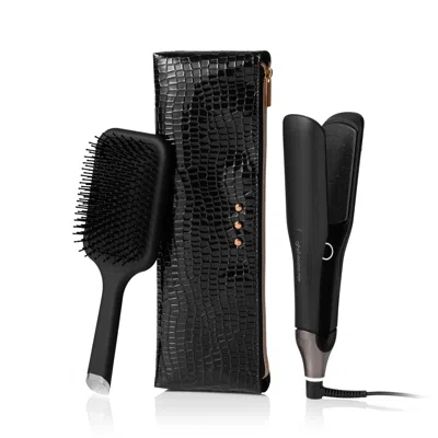 Ghd Chronos Max Best Wide Plate Flat Iron Gift Set In Black