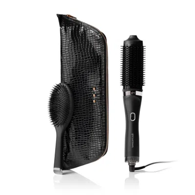 Ghd Duet Blowdry Hair Dryer Brush Gift Set In Black