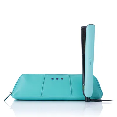 Ghd Gold Flat Iron (1 Inch Plate) Mystic Aqua In Transparent