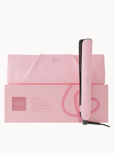 Ghd Gold Hair Straightener In Dusted Pink - Limited Edition