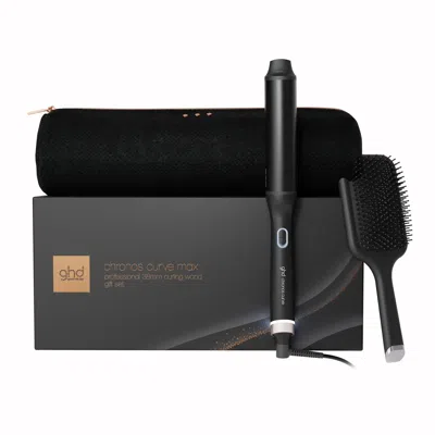 Ghd New  Chronos Curve Max Wand Festive Gift Set (1.5in Barrel) In Cashmere Beige
