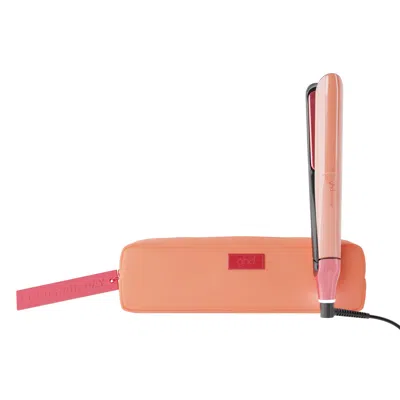 Ghd New  Chronos Professional Flat Iron (1 Inch Plate) Sun-kissed Peach In Orange