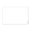 Ghent 2'x3' Harmony Frosted Glass Board - Radius Corners - 4 Markers And Eraser In White