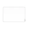 Ghent 2'x3' Harmony Frosted Glass Board - Radius Corners - 4 Markers And Eraser In White