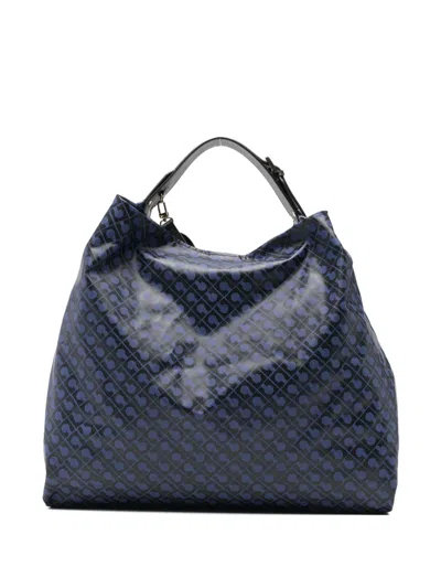 Gherardini Amazonnia In Odyssey Patterned Shoulder Bag In Black