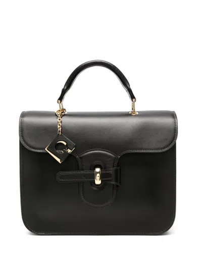 Gherardini Bellona Leather Tote Bag In Black