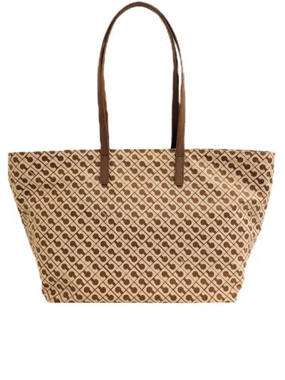 Gherardini Big Shopping Bags In Brown