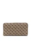 Gherardini Patterned Wallet In Purple