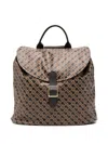 Gherardini Patterned Backpack In Purple