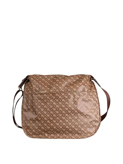 Gherardini Crossbody Satchel Small In Brown