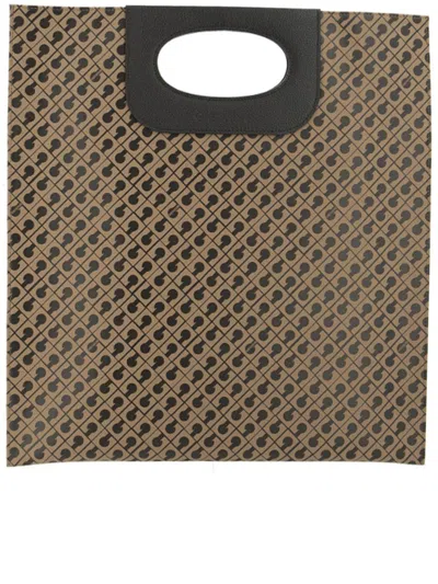 Gherardini Flat Plate Bags In Brown