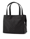 Gherardini Geometric-print Tote Bag In Black