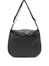 Gherardini Grey Shoulder Bag With Adjustable Strap In Black