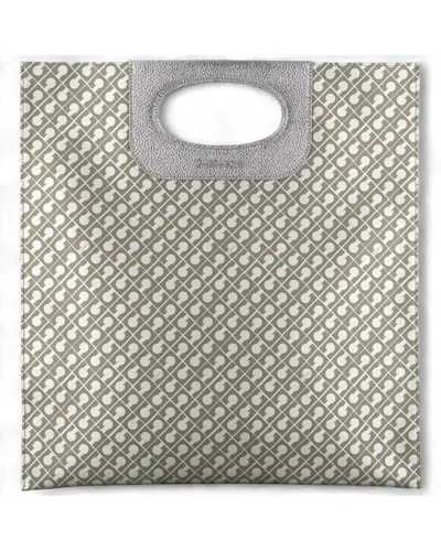 Gherardini Handbag Women's Square Fabric Softy Silver - Gh0163-arg In Metallic